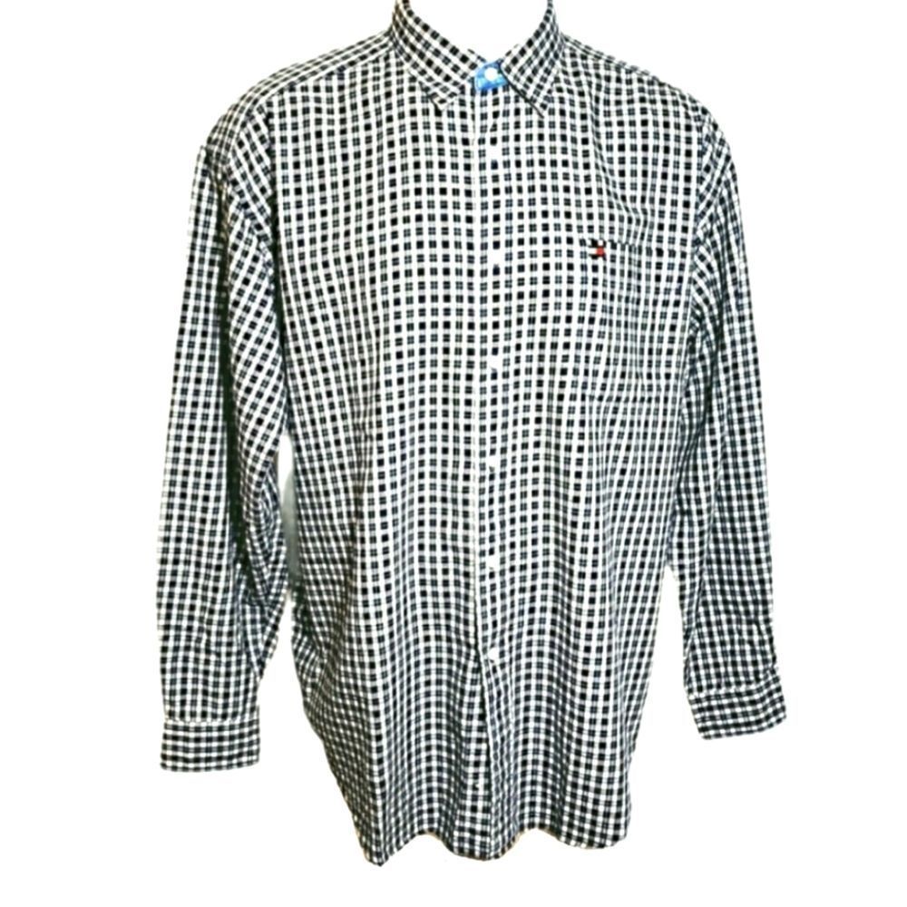Tommy Hilfiger Mens Casual Button Front Size XL 0715
